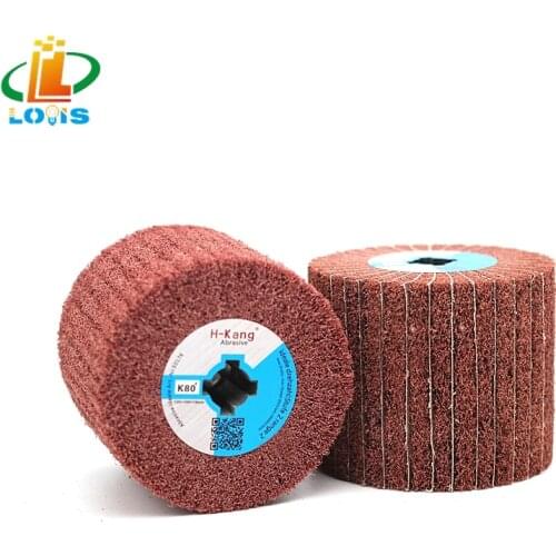 1PC special stainless steel scouring pad polishing wheel fiber wheel metal aluminum polished mirror wire drawing wheel