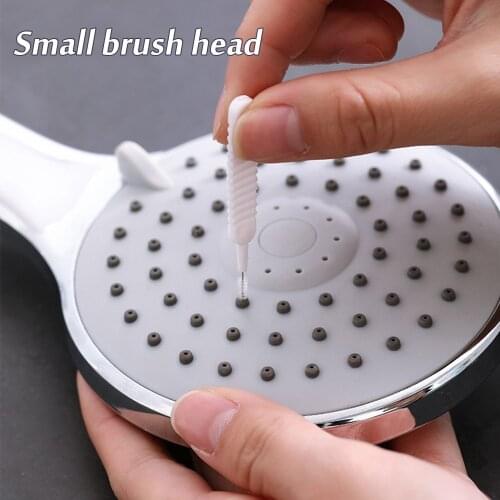 10pcs Shower Nozzle Cleaning Brush Anti-Clogging Pore Gap Hole Cell Phone Hole Keyboards Cleaning Tool for Bathroom Dropship