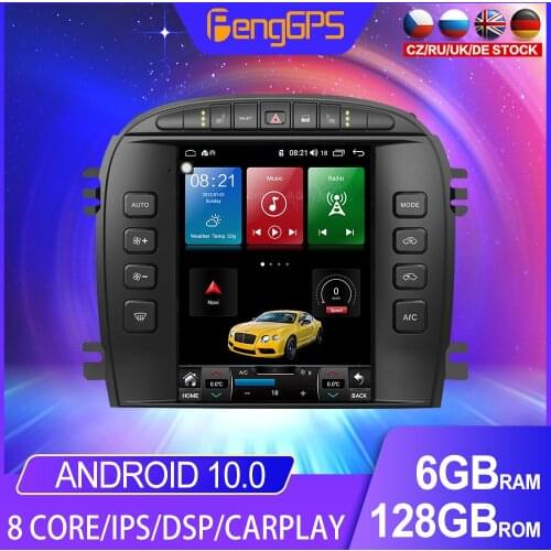 128GB Android10 PX6 DSP For Jaguar S-TYPE 2004 2005 2008 Car DVD GPS Navigation Auto Radio Stereo Video Multifunction HeadUnit