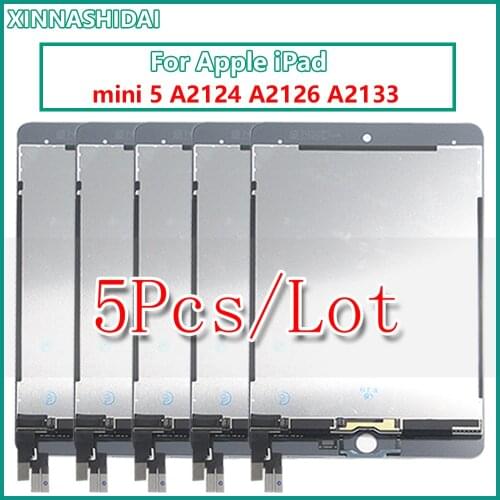 5 Pcs 7.9" For iPad Mini 5 Mini5 5th Gen 2019 A2124 A2126 A2133 LCD Display Touch Screen Digitizer Assembly Replacement Part