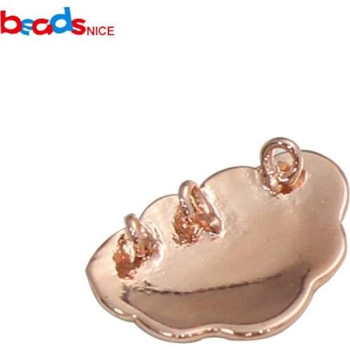Beadsnice ID25089smt2 Brass Cloud Pendants Rain Cloud Necklace Accessories for Jewelry Making