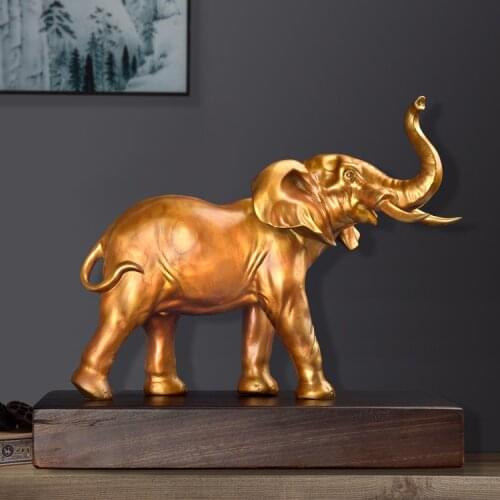 Large 2021 HOT SALE gift Southeast Asia Home store Company SHOP decorative mascot GOOD LUCK Fortune elephant COPPER Sculpture