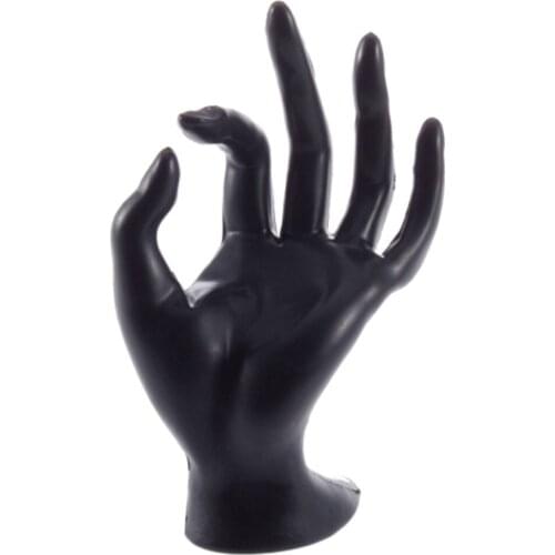 Jewelry Display OK Hand Resin Portrait Model Ring Bracelet Necklace Hanging Holder Stand Show Rack Resin Jewelry Display Goods