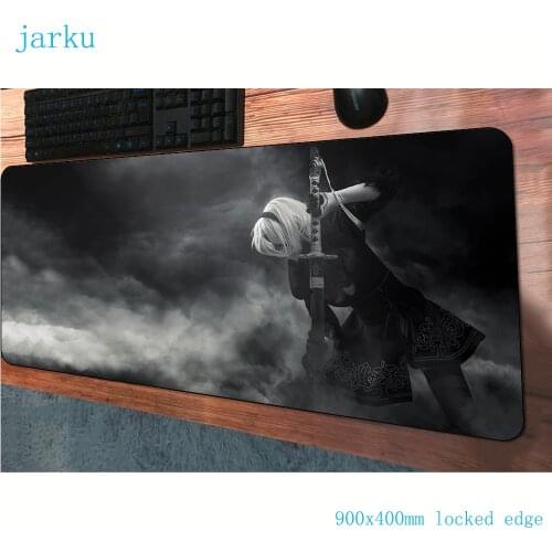 Nier padmouse 900x400x3mm gaming mousepad game pc large mouse pad gamer computer desk desk mat notbook mousema