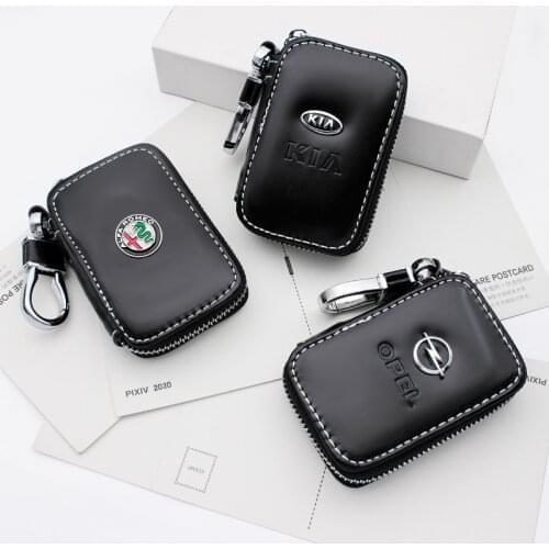 Leather Key Wallet Car Key Bag Multi Function Key Case for VW Volkswagen POLO passat b5 b6 b7 t4 t5 golf 4 5 6 7 vw Tiguan Jetta