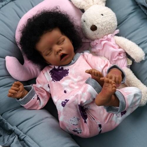 17 Inches 43cm Bebe Reborn Baby Dolls Color Skin Realistic Newborn Toy Soft Vinyl Surprise Gift Toy For Children Girl nигрушки