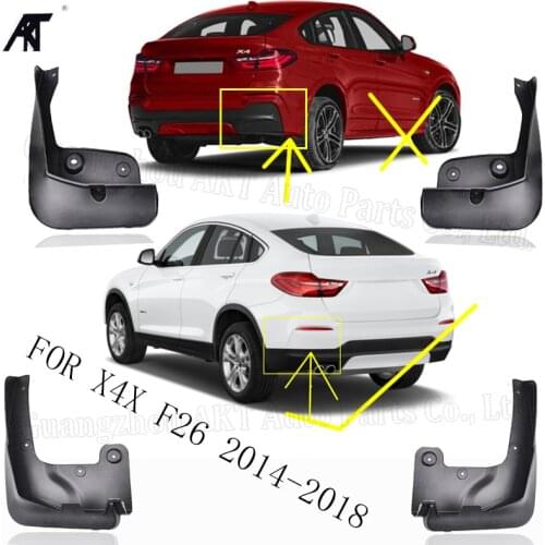 MOLDED MUDFLAPS FIT FOR BMW X4 2014-2020 MUD FLAP SPLASH GUARD MUDGUARDS FRONT REAR FENDER ACCESSORIES
