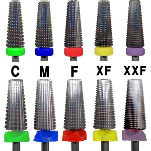 Proberra 5 IN 1 Carbide Large Medium Small 3 Size Original multi-function Tungsten Carbide nail milling drill bits