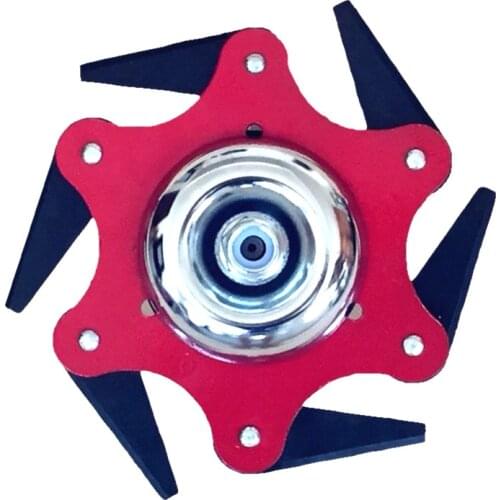 NEW Universal 6 Teeth Brush Trimmer Metal Blades Trimmer Head 65Mn Brush Cutter Blade Garden Grass Trimmer Head For Lawn Mower