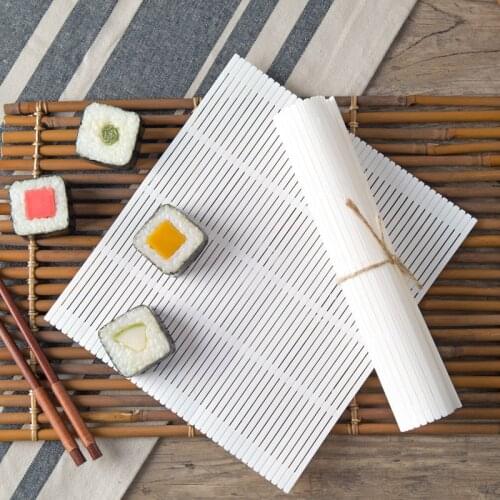 New 1PC Sushi Tool Bamboo Rolling Mat Seaweed Nori For Sushi Japanese Food Nori Sushi Maker Rolling Tools Stylish DIY Food Tools