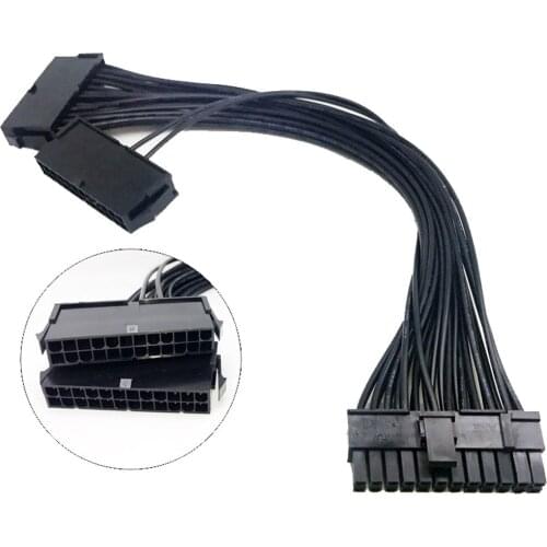 New Power Supply PSU 24 pin ATX Mainboard Motherboard Adapter Connector Cable Dual Futural Digital JULL12 Drop Shipping In stock