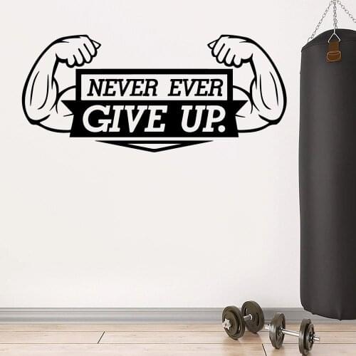 Drop Shipping GYM Nursery Wall Stickers Vinyl Art Decals For Home Decor Living Room Bedroom Decoration Accessories