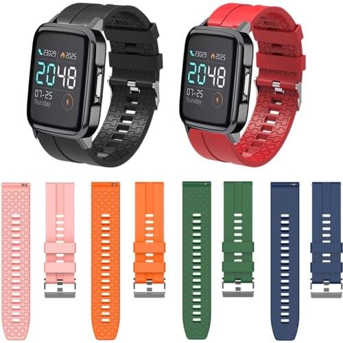 For Haylou LS01 Strap Sport Silicone Bracelet for Haylou LS01 Smart Watch Band Replacement Correa Belt Accessories