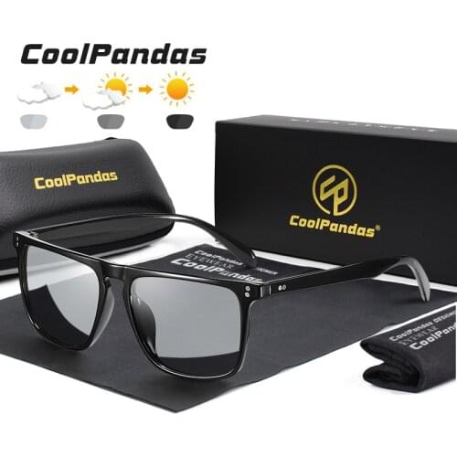 2021 NEW Fashion Intelligent Photochromic Men Sunglasses Square Polarized Male Sun Glasses Driving Women Goggle Oculos de sol