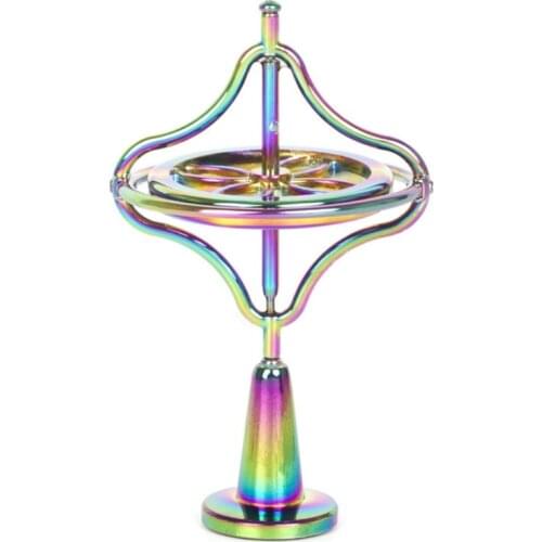 Fidget Spinner Orbiting Gyro Heavy Duty Anxiety High Speed Rotary Gravity Toy for Adults Kids' Party Favor Decompression