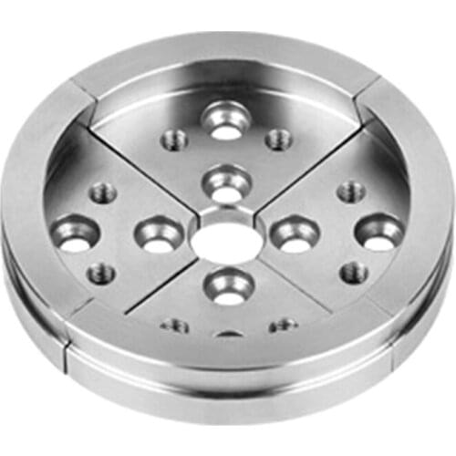 Aluminium Alloy Wood Turning Lathe Chuck Wood Spinning Clamping Support 3.82 inch Outer Diameter Used for Workers