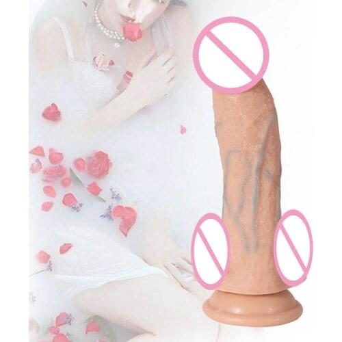 Adult products big sucker penis double hardness simulation penis drawing blue veins craft female masturbation couple sex toys