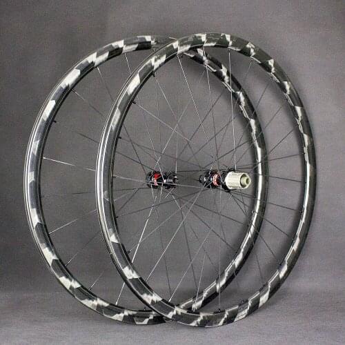 EXPLORER X Weave Carbon-Wheelset 75/80/90mm Depth Road Bike 700C Disc Brake Racing Wheel 411-412SB Carbon Road Racing Wheelset