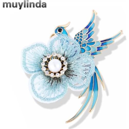 Muylinda Phoenix Bird Enamel Pin Vintage Brooches And Pins Banquet Brooch For Women Jewelry Scarf Clip Accessories
