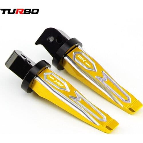 High Quality CNC Footrests Aluminum Motorcycle Rear Passenger Foot Pedals peg For KYMCO AK550 AK 550 2017-2020 2018 2019 2020