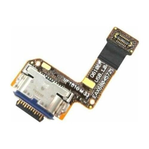 10PCS For LG Q7 Plus Q610 Type-C Usb Charging Port Dock Connector Flex Cable New Ribbon Part