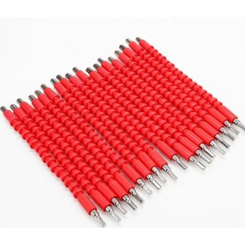 100pcs Electric drill screwdriver multifunctional universal Snake flexible shaft hose Cardan shaft connection soft extension rod