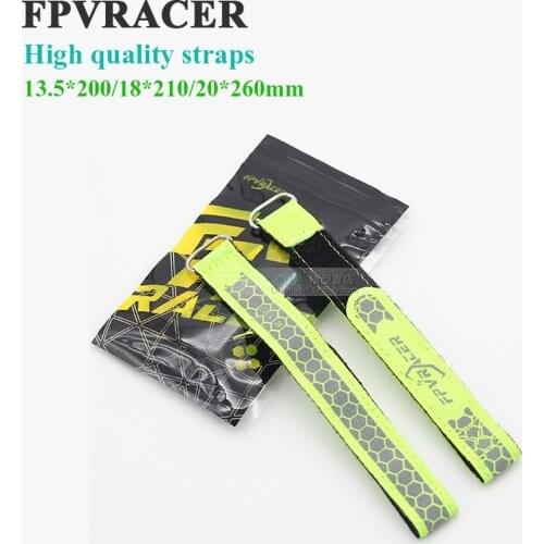 2PCS FPVRACER Kevlar Suture & Polyester 300D RC Battery Strap Metal Buckle for FPV Racing Freestyle Long Range Drones