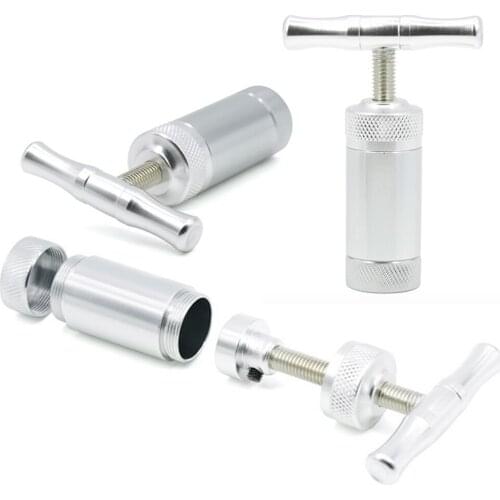 2Pcs Pollen Press Tool Spice Smoking Compressor Cigarette Accessories Stainless Steel Tobacco Herb Grinder Smoke Crusher Pipe