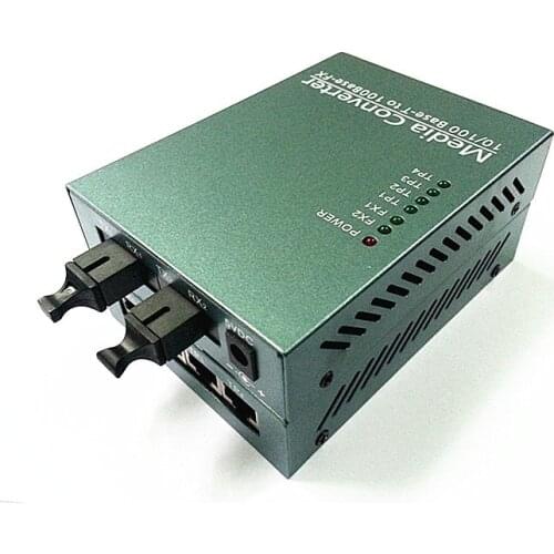 2 Fiber and 4 UTP Ports Fiber Media Converter Fiber Switch,4 RJ45+2Fiber 4 RJ45+2(1*9) port,with single mode single fiber 20km