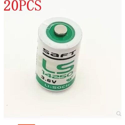 20PCS LS14250 er142501/2aa 3.6v PLC industrial control equipment lithium battery