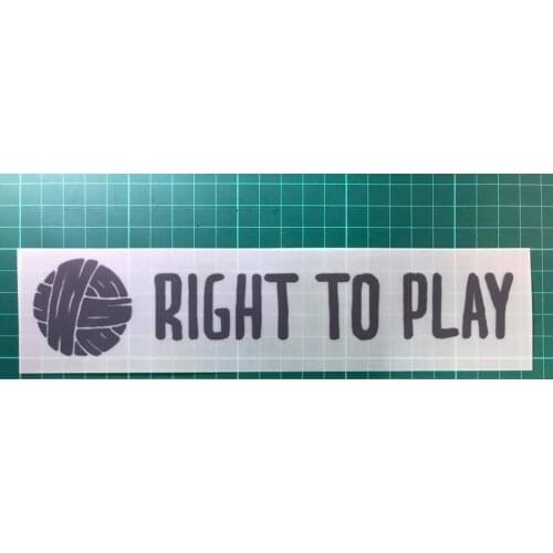 2020 UCL Right To Play Patch Sponsor Iron On Parhces Soccer Badge