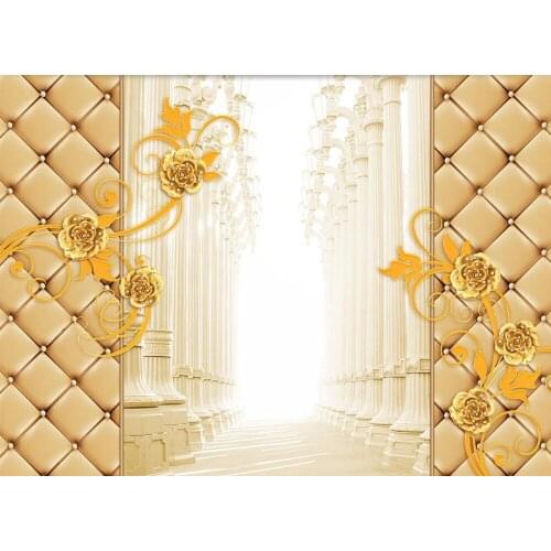 3d wallpaper for room Roman column marble relief customized wallpaper for walls Home Decoration