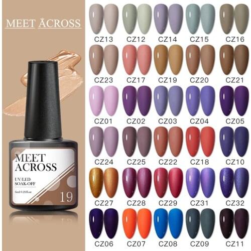 Gel Nail Polish Set 4/6PCS Mix Color Nail Kit For Manicure Nail Polish Vernis Semi Permanent UV Lamp Gellak Nail Kit