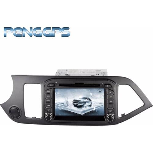 Android 8.0 Two Din Car GPS Radio for KIA PICANTO MORNING 2011-2016 GPS Navigation CD DVD Player Autostereo HIFI Music Unit