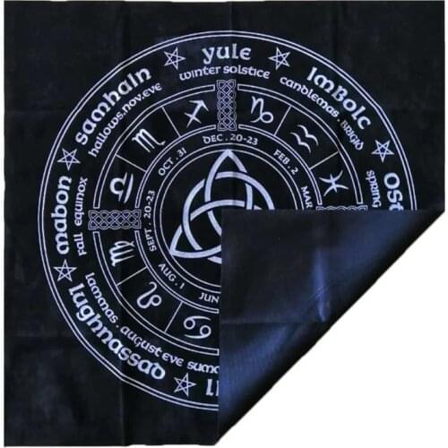 Big saleConstellation Tarots Tablecloth Witch Divination Altar Cloth Board Game Card Pad