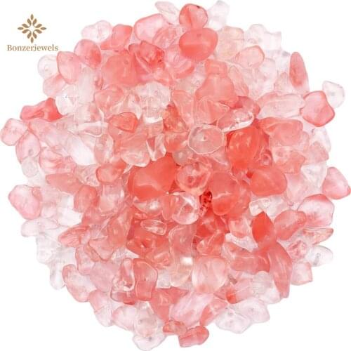 Watermelon Cherry Natural Quartz Crystal Irregular Gravel 5-8mm Hot Diy Jewelry Loose Chips Beads