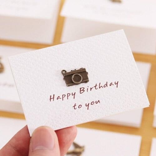 Birthday Laser Cut Post Card For Birthday Greeting Cards With Envelope Christmas Valentine' Day Party Wedding Decoration