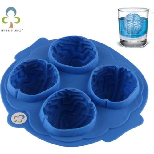 DIY tools brain ice lattice ice mold creative kitchen brain shape ice lattice mold LYQ