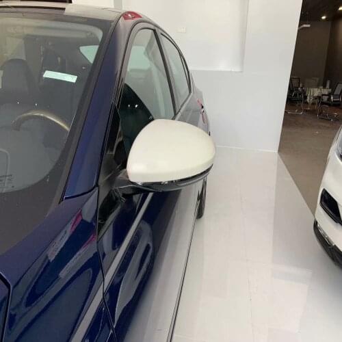 For Nissan Sylphy Almera 2020 2021 Carbon Fiber Rearview Side View Mirror Cover Trim Decorative Sticker Car Accessories