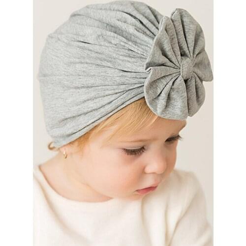 European And American Cotton For Childrens Hats Baby Pullover Child Cap Baby Bow Hats Bohemian Indian Hats Spring And Summer