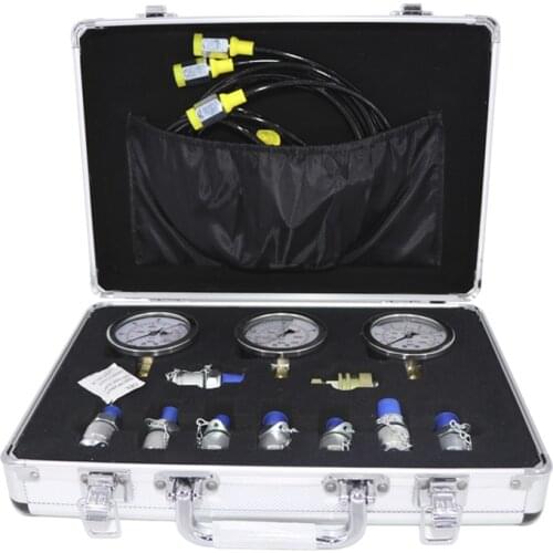 Hydraulic tester measuring instrument oil pressure gauge precision pressure gauge portable excavator