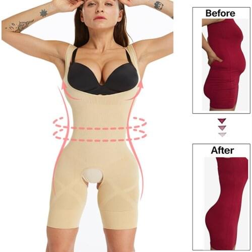 Waist trainer Seamless Shapewear Firm Full body shaper women Corrective Underwear Slimming Underwear modeling strap tummy shaper