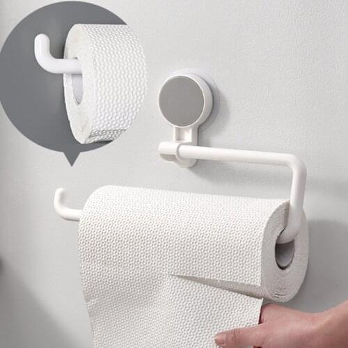 Kitchen Paper Roll Holder Bathroom Towel Hanger Rack Toilet Paper Holders