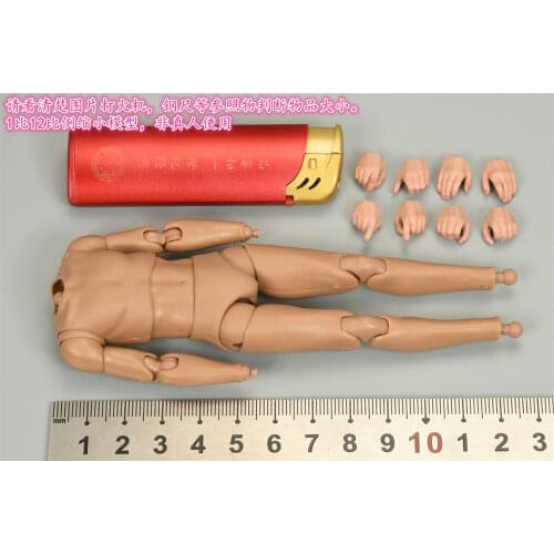 XD80004 1/12 Scale Palm Series Soldier Body & Hand Type Model Without Feet