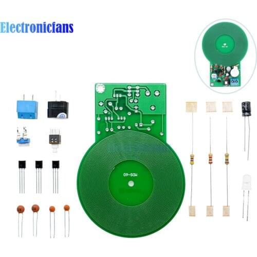 DC 3V-5V 60mm Metal Detector Kit Electronic Kit Non-contact Sensor Board Module DIY Electronic Part Metal Detector DIY Kit