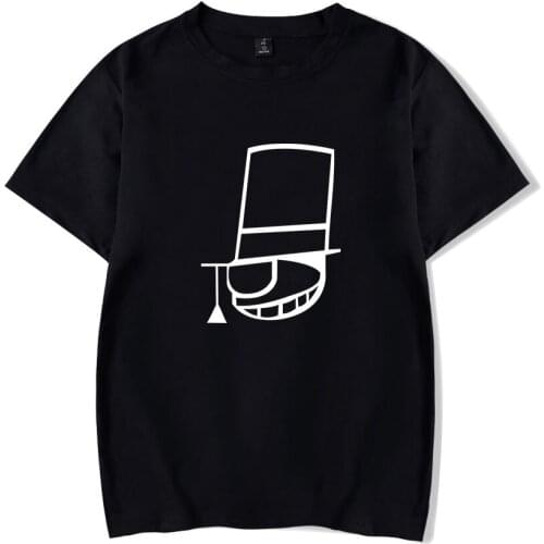 Conan print New Mens Tee Shirts T Shirts Harajuku Short Sleeve Cotton Casual T-shirt Fashionable