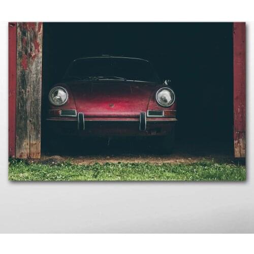 Posters and Prints Porsches Supercar Old Car Wallpaper Canvas Wall Art Paintings for Living Room Decor