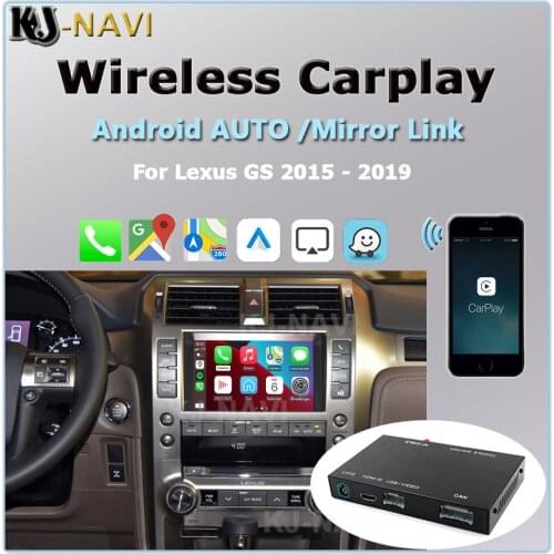 With Android AUTO Mirror-Link AirPlay Car Play Functions For Lexus GS 2015 2016 2017 2018 2019 Wireless CarPlay