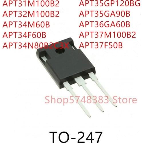 10PCS APT31M100B2 APT32M100B2 APT34M60B APT34F60B APT34N80B2C3X APT35GP120BG APT35GA90B APT36GA60B APT37M100B2 APT37F50B TO247