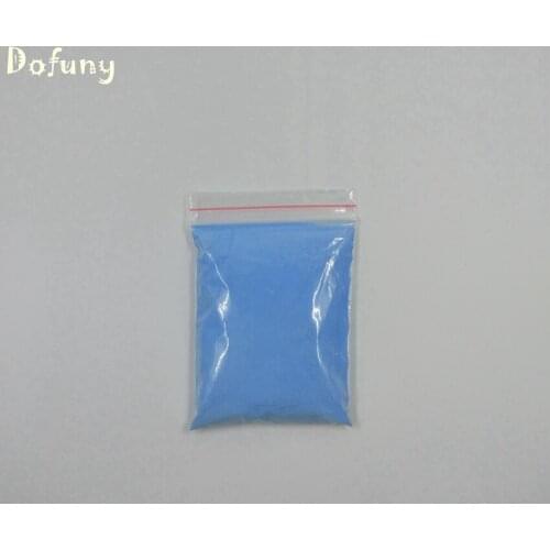 50g/lot Blue Color Luminous Powder Phosphor Pigment Coating DIY Decoration Material,Glow in Dark Powder